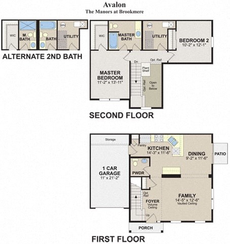 a floor plan of a house